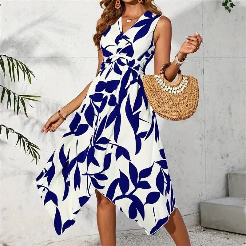 Robe Évasée Lina – Liberté, Légèreté et Élégance Florale - Verona Botique