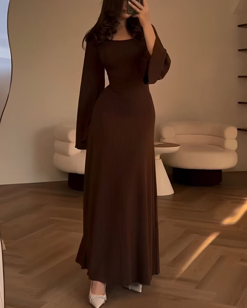 Robe Maxi Tricotée Élégante - Verona Botique