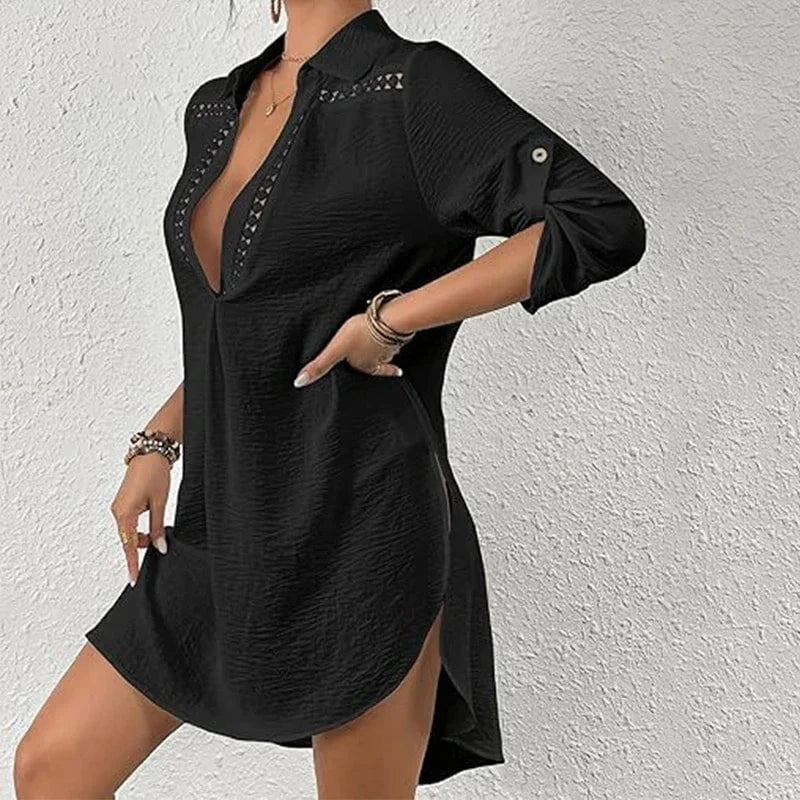 Robe Tunique Capucine™ – Élégance Légère pour la Plage - Verona Botique