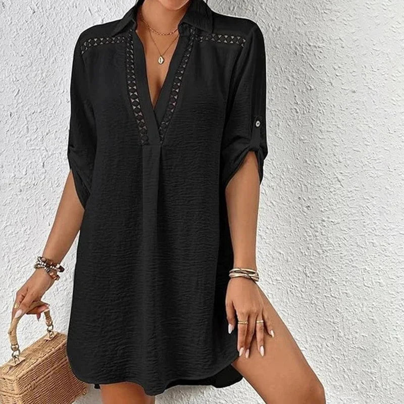 Robe Tunique Capucine™ – Élégance Légère pour la Plage - Verona Botique