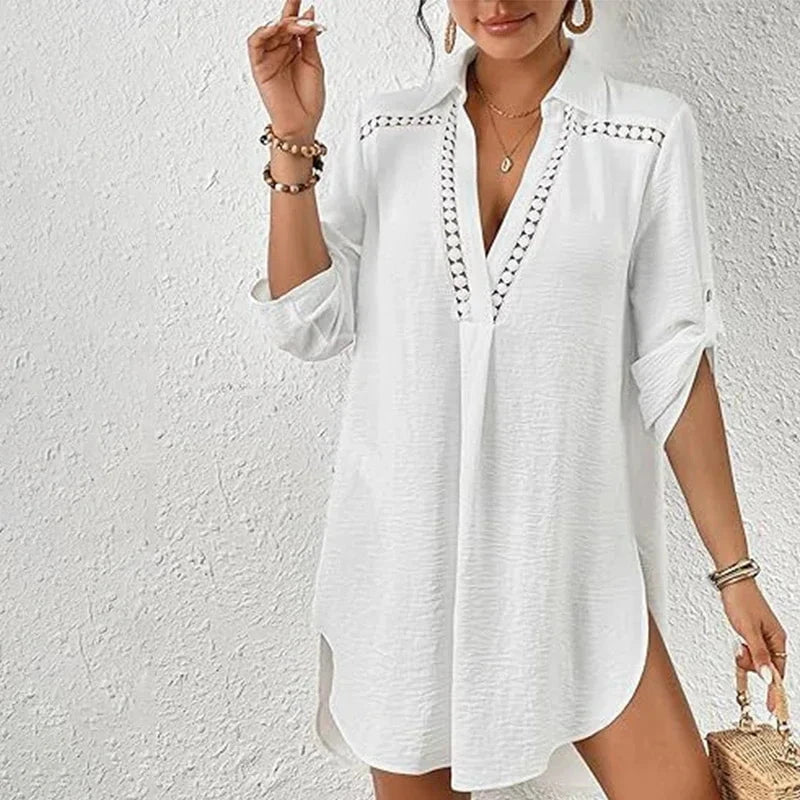 Robe Tunique Capucine™ – Élégance Légère pour la Plage - Verona Botique