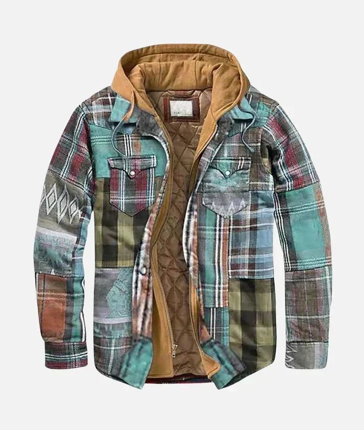 Romeo | Veste Patchwork À Carreaux Élégante - Verona Botique