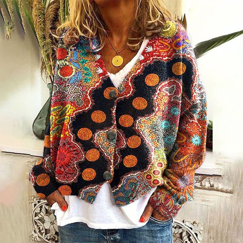 Alessia™ – Cardigan bohème brodé
