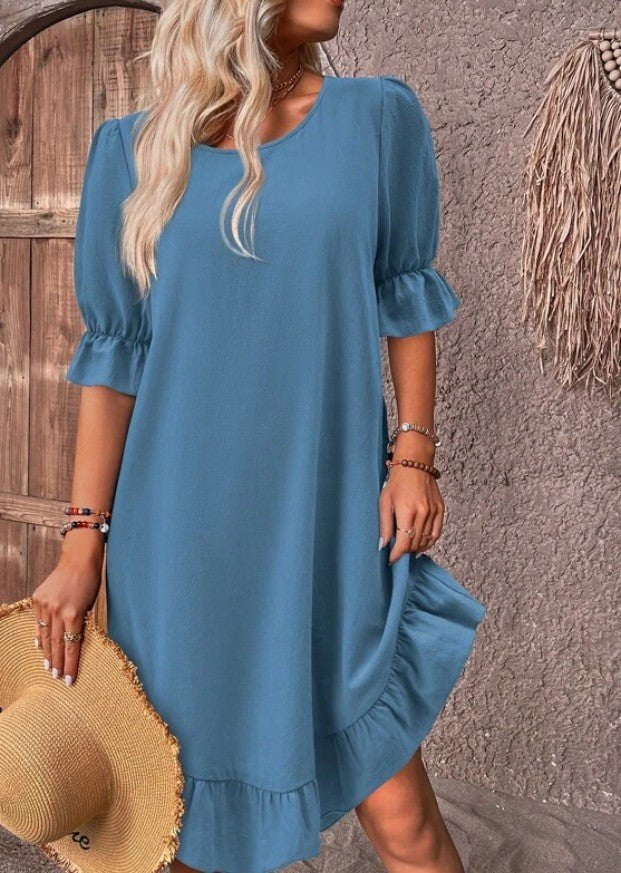 Roxane - Robe midi élégante - Verona Botique