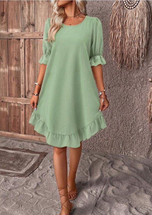 Roxane - Robe midi élégante - Verona Botique
