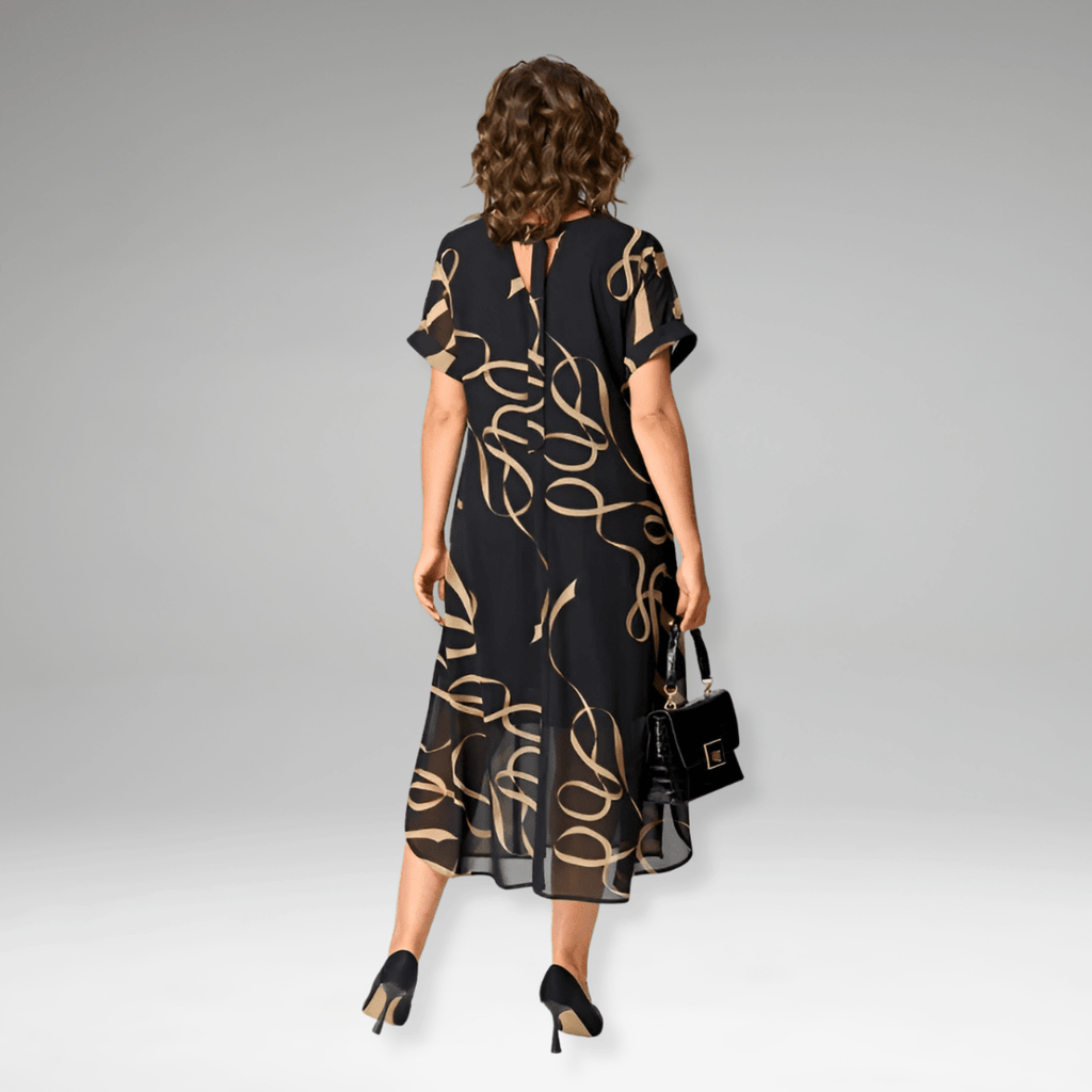 Sanne | Robe Imprimée Élégante - Verona Botique