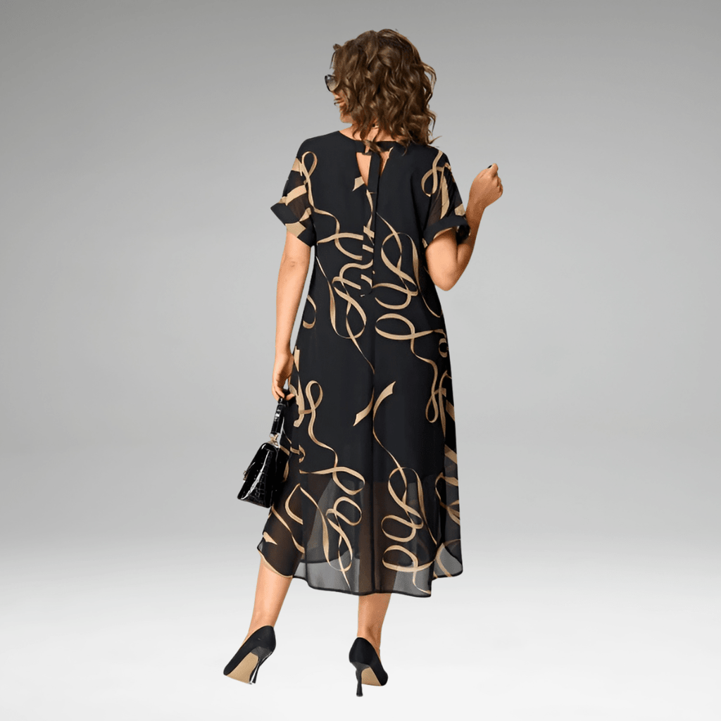 Sanne | Robe Imprimée Élégante - Verona Botique