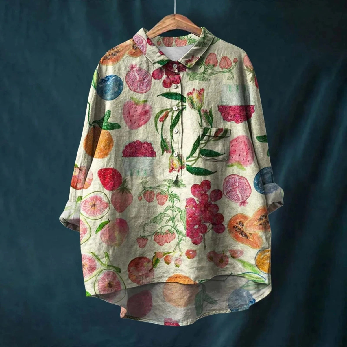 Santina™ | Chemise florale élégante - Verona Botique