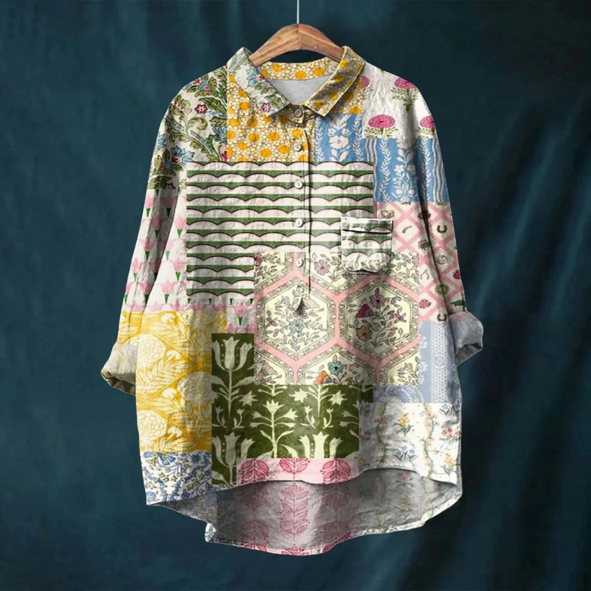 Santina™ | Chemise florale élégante - Verona Botique