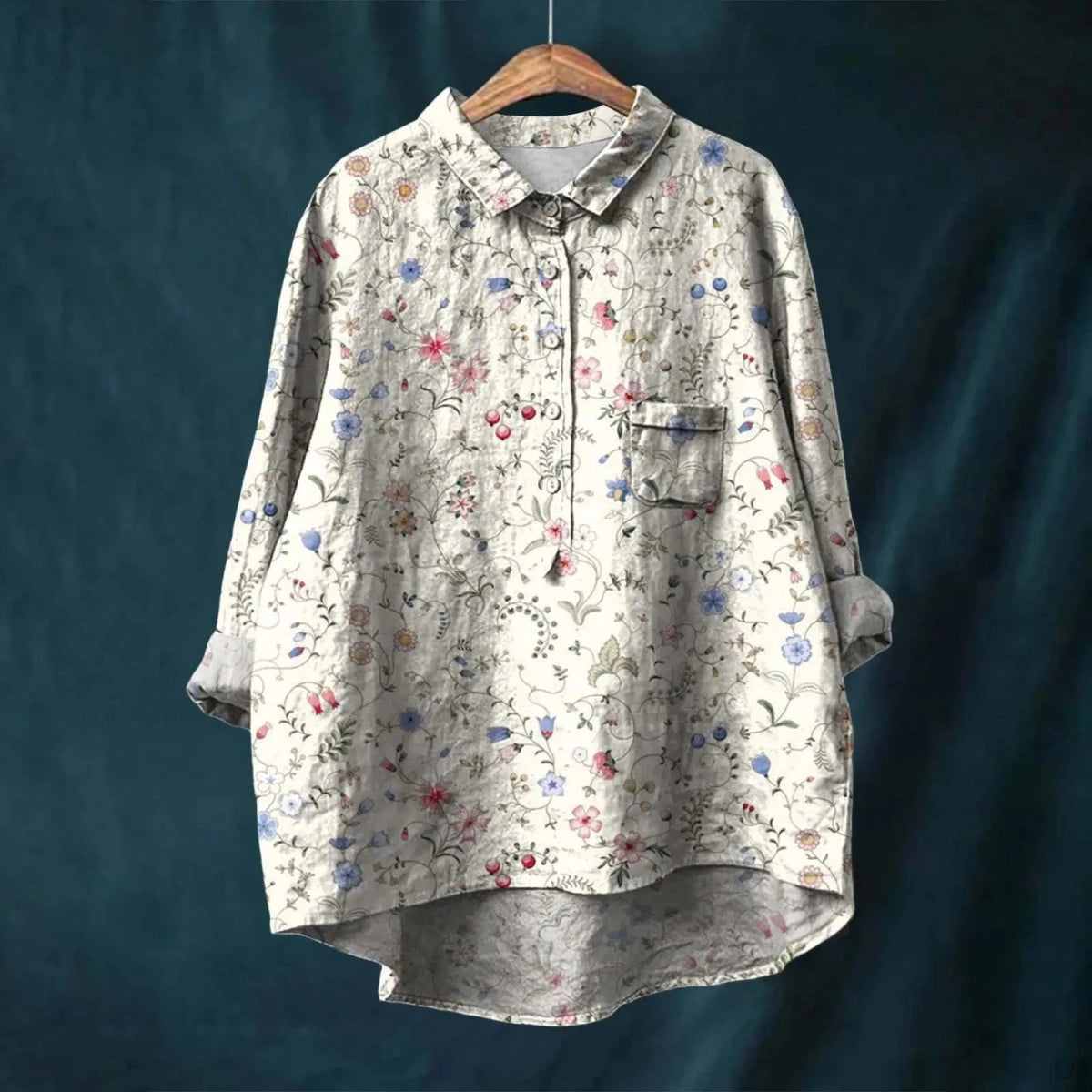 Santina™ | Chemise florale élégante - Verona Botique