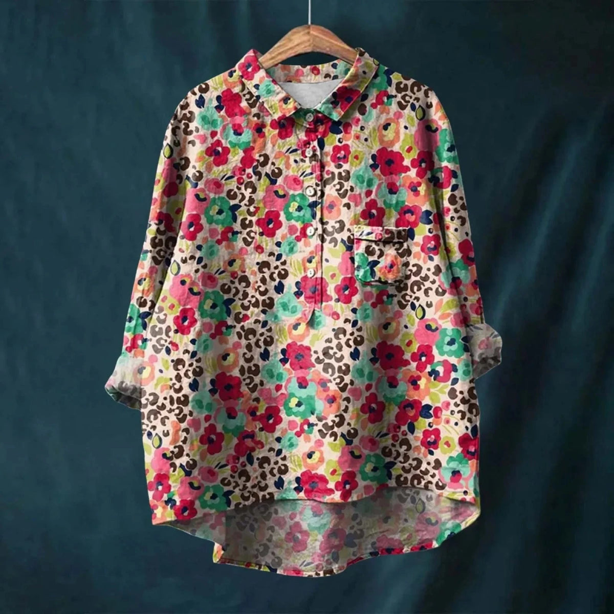Santina™ | Chemise florale élégante - Verona Botique