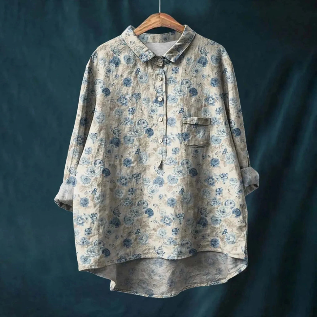 Santina™ | Chemise florale élégante - Verona Botique