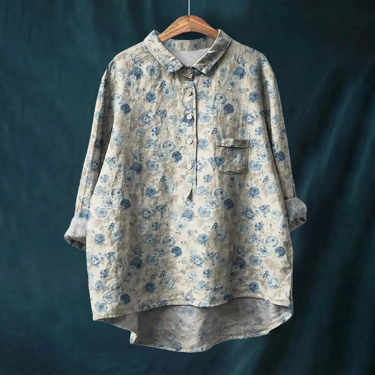 Santina™ | Chemise florale élégante - Verona Botique