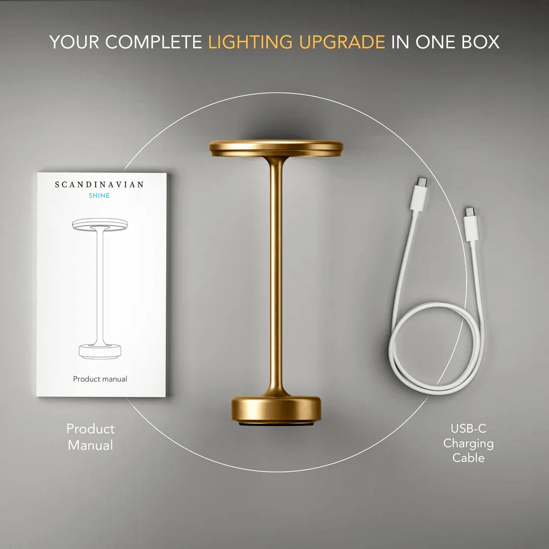 Lüna™ – Lampe de table scandinave