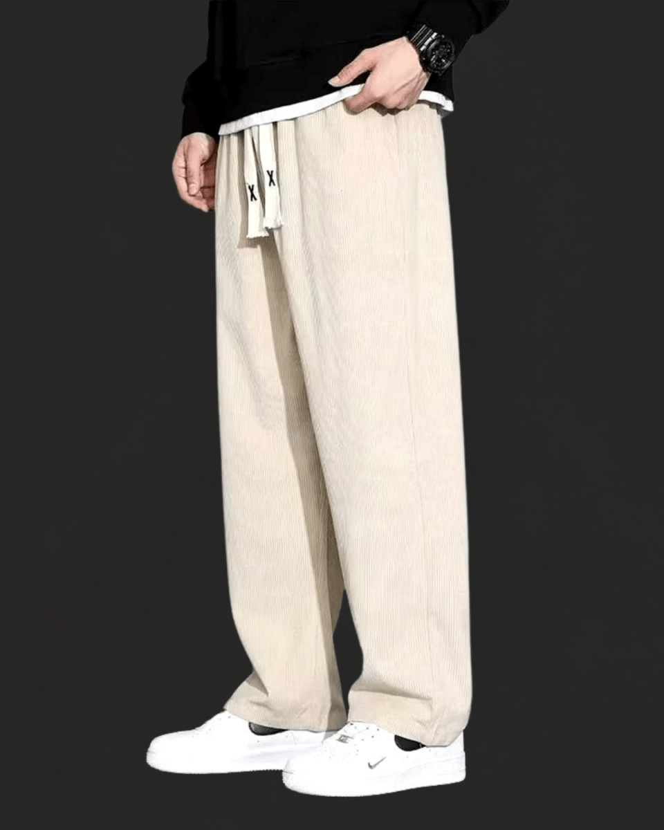 Sergio | Pantalon Décontracté Classique En Velours Côtelé - Verona Botique