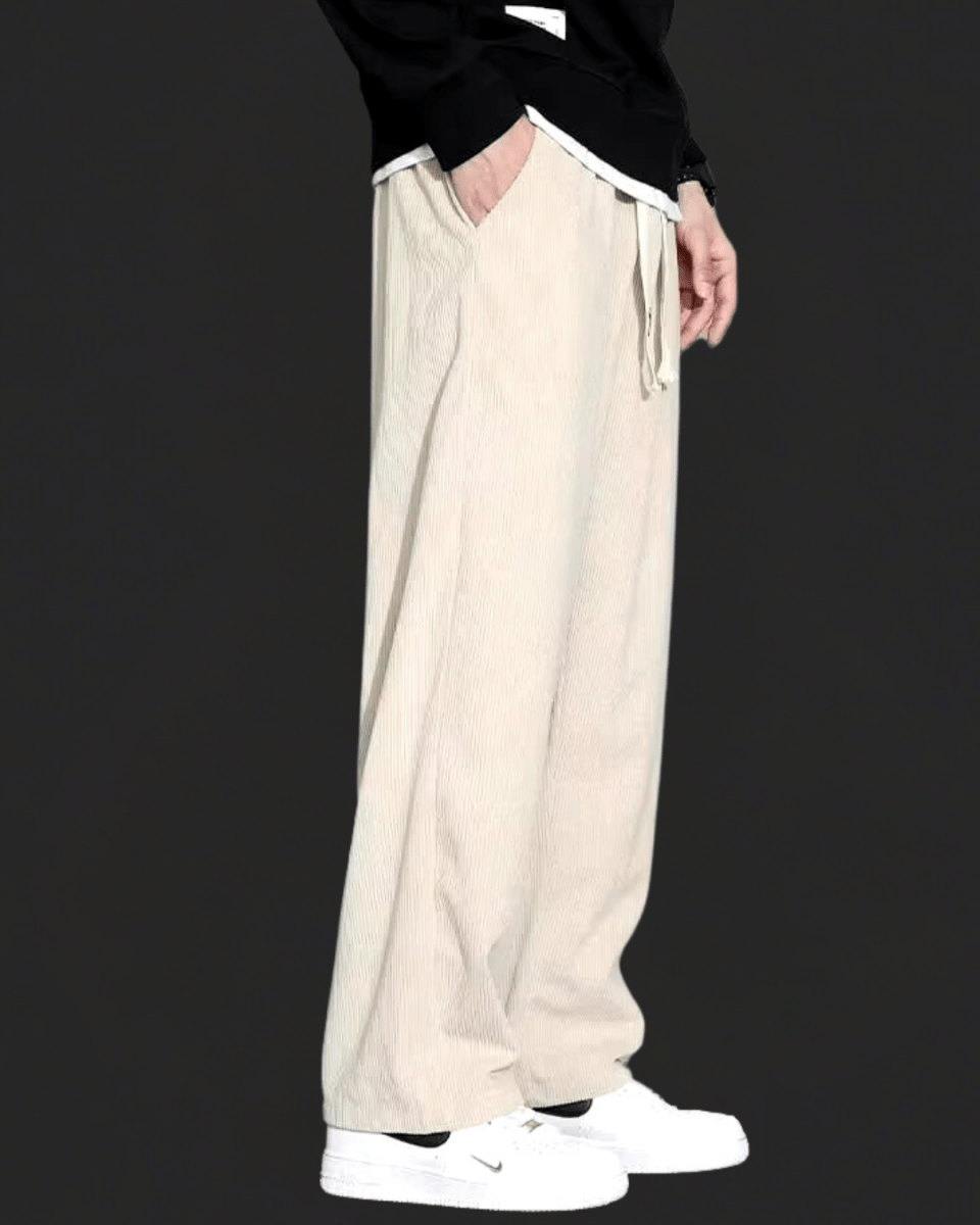 Sergio | Pantalon Décontracté Classique En Velours Côtelé - Verona Botique
