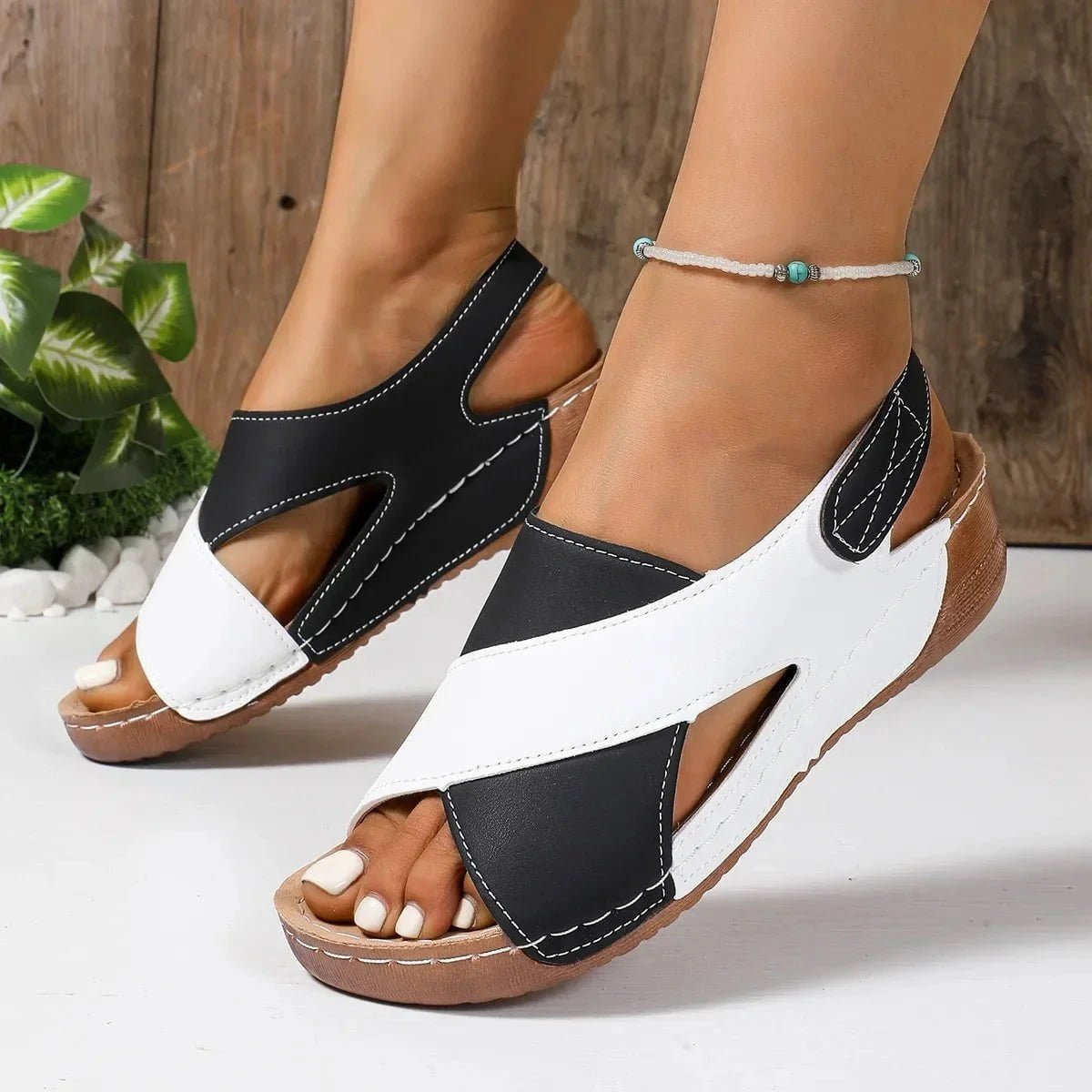 Sofia™ – Orthopédique & Élégante, La Sandale à Talon Qui Fait Tout - Verona Botique