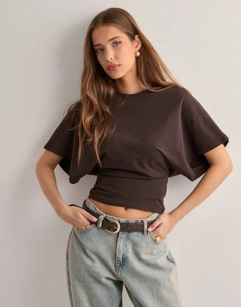 T - SHIRT À MANCHES AMPLE - Verona Botique