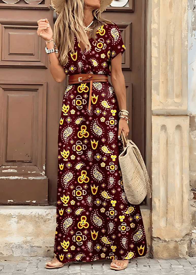 Tahlee | Robe Longue Bohème Élégante - Verona Botique