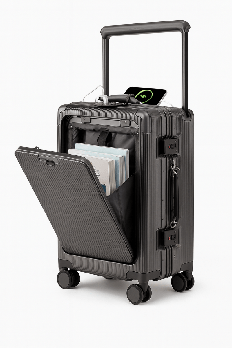 Valise de voyage Premium Multi - Fonction avec sécurité totale 20 inch - Verona Botique