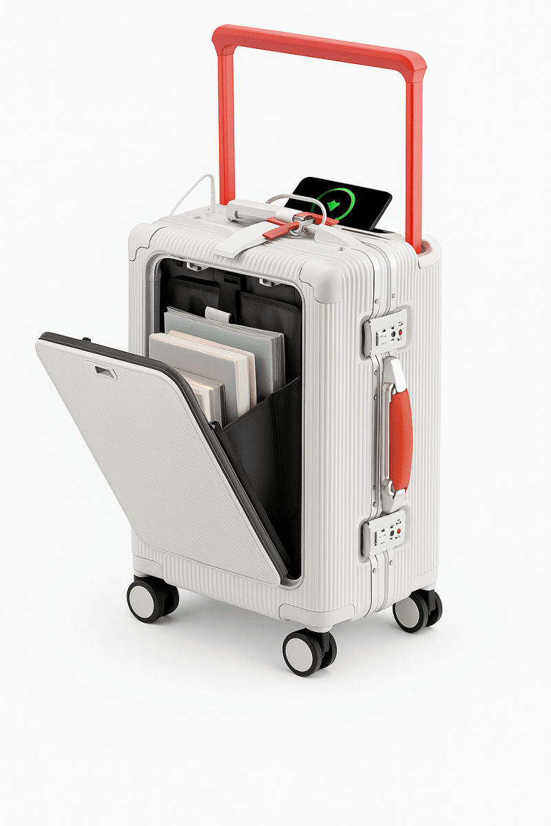 Valise de voyage Premium Multi - Fonction avec sécurité totale 20 inch - Verona Botique
