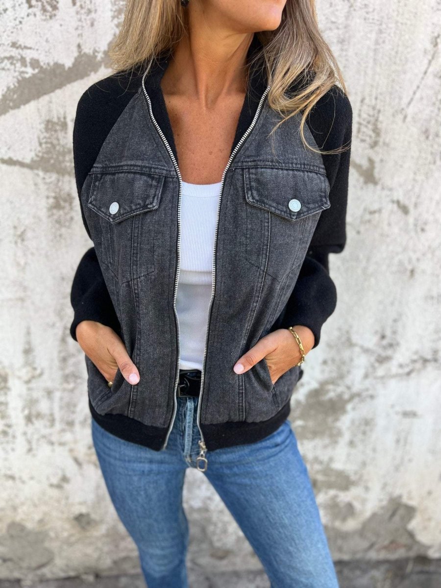 Zaria | Veste En Jean Élégante - Verona Botique