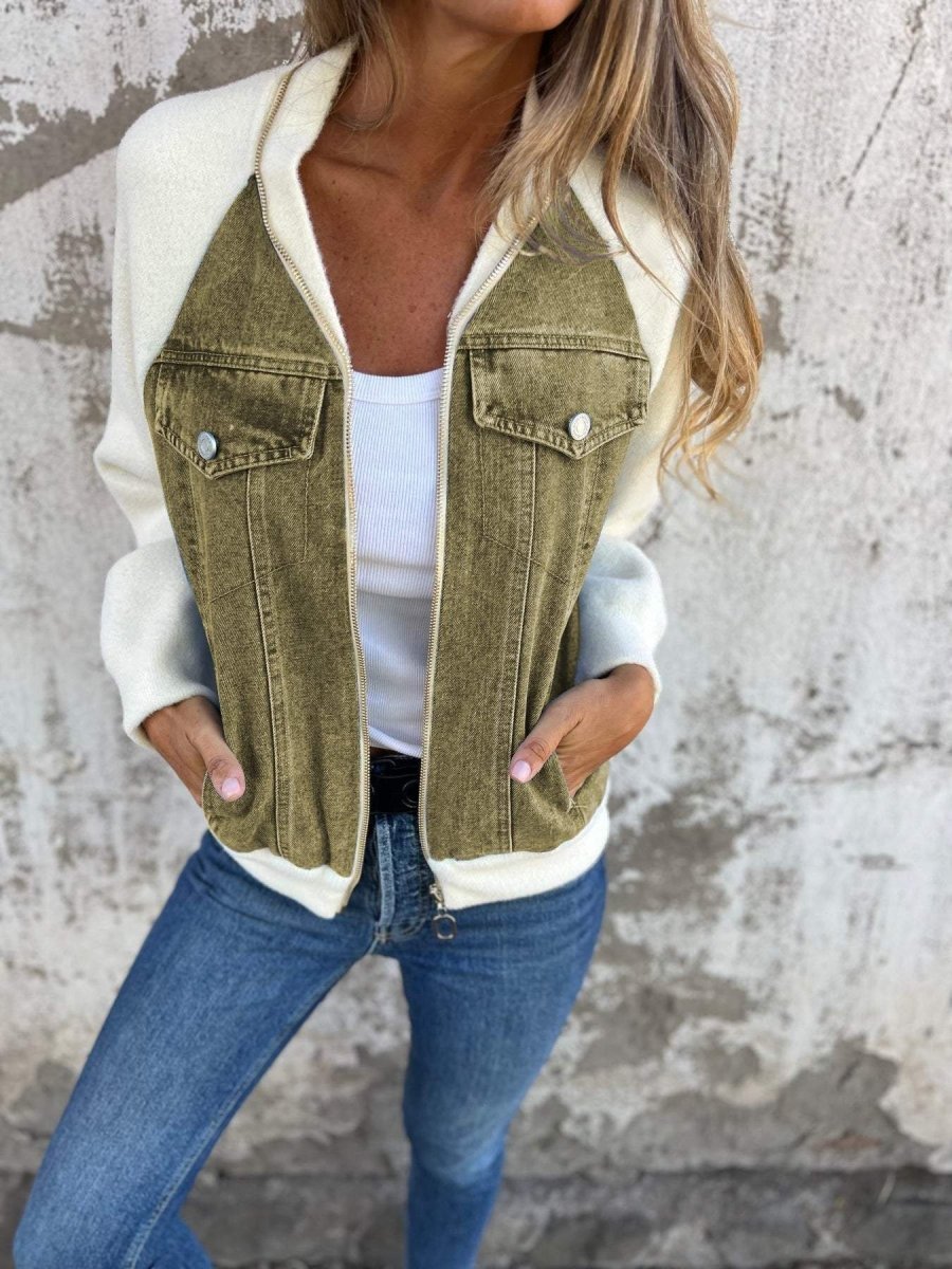 Zaria | Veste En Jean Élégante - Verona Botique
