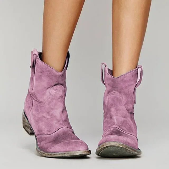 Zinny | Bottines Vintage Western à Cheville - Verona Botique